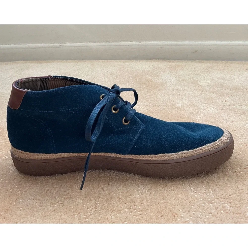 Barbour International Special Edition Rare Steve McQueen Suede Chukka Mens L10.5